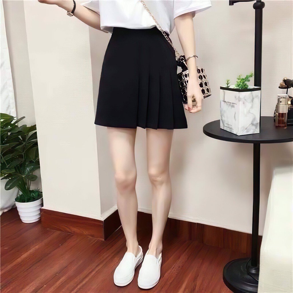 Chân Váy Ngắn Xếp Ly Một Bên Năng Động Cá Tính | BigBuy360 - bigbuy360.vn