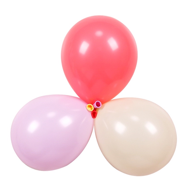 Combo 200 xác bóng bay pastel 5 inch 12cm đầy đủ các màu PT01