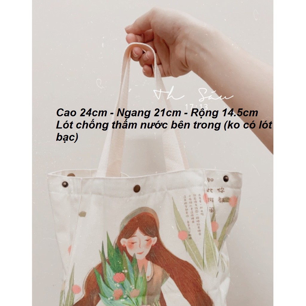 Túi đựng hộp cơm văn phòng giữ nhiệt nhiều kích thước thiết kế hiện đại trẻ trung | BigBuy360 - bigbuy360.vn