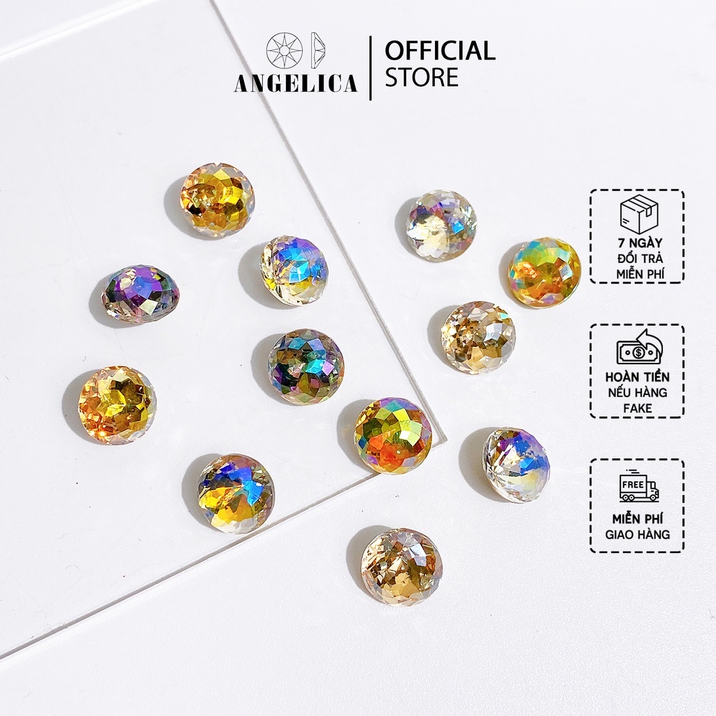 Đá Khối Nail Tròn Trang Trí Móng ANGELICA X.T