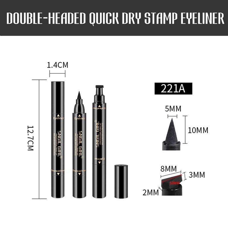 Bút kẻ mắt nước chống thấm lâu trôi với thiết kế hai đầu tiện dụng | BigBuy360 - bigbuy360.vn