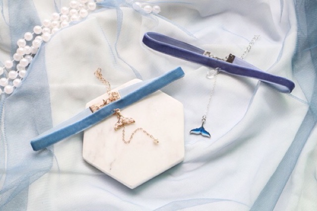 Vòng cổ đuôi cá - Choker xinh hàn quốc