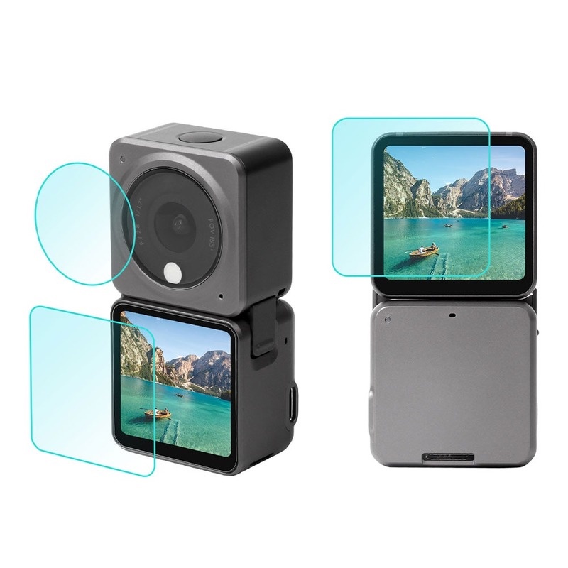 Kính cường lực bảo vệ ống kính máy ảnh cho DJI Action 2