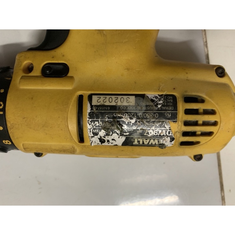 Thân máy khoan Dewalt 12v DW907