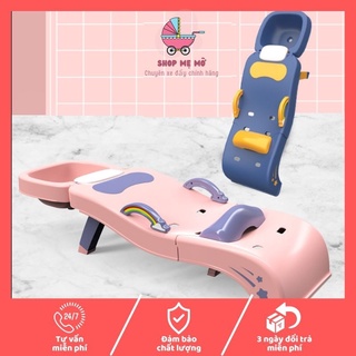 Ghế gội đầu cho bé cỡ đại gấp gọn, giường nằm gội đầu trẻ có tay vịn nấc điều chỉnh