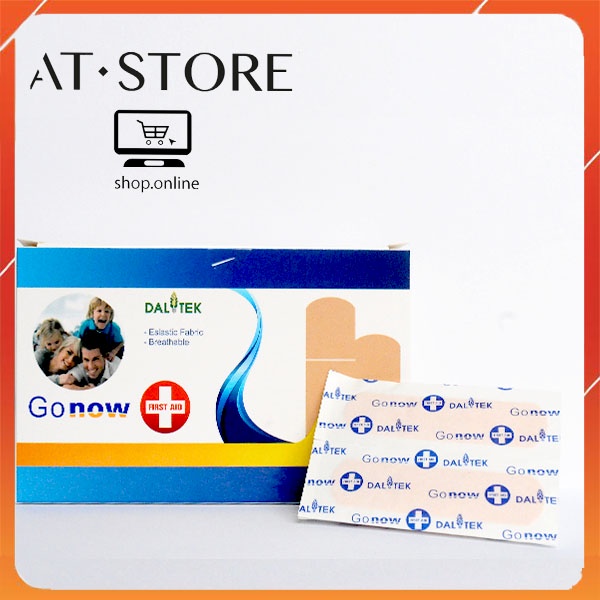 Băng dính cá nhân Gonow (KT38x72mm) hộp 30 cái