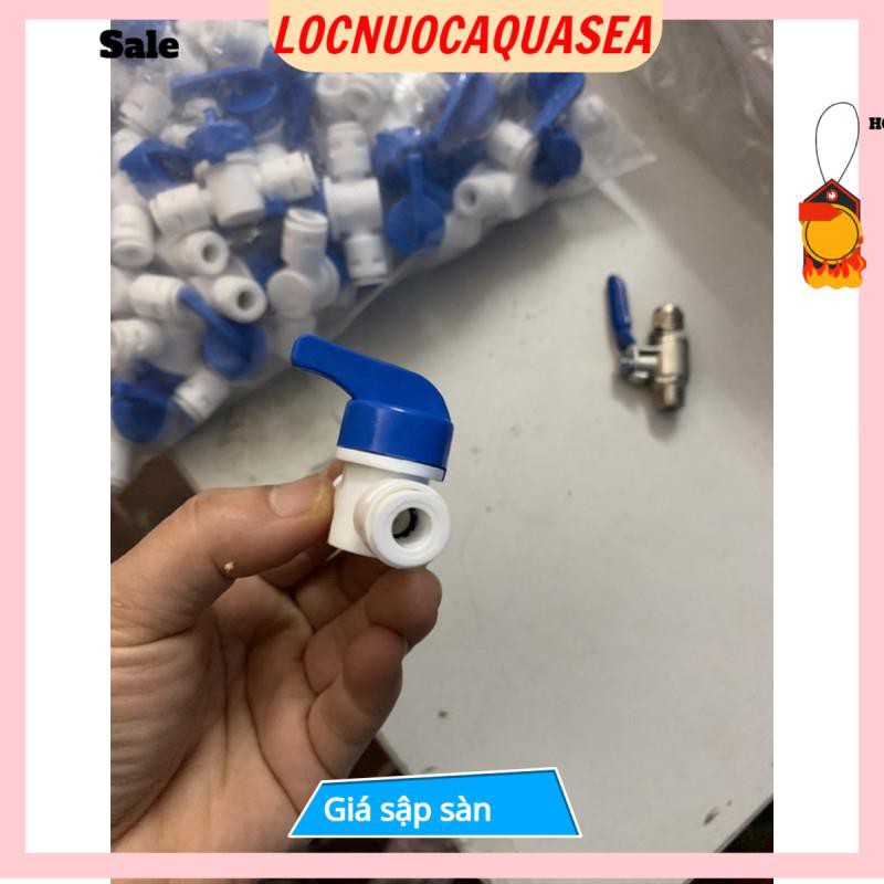 Van Xả Tay  Nối Nhanh Phi 6, Dây 6  ☑️ Van Xả Ngang ☑️ Van Khóa Nước/ van  chia nước bể cá cảnh