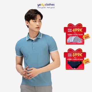 Áo thun polo nam cổ bẻ YODY airycool tay ngắn thoáng mát chuẩn form APM3959