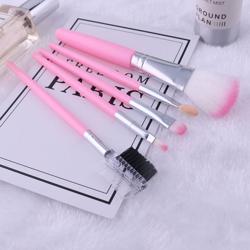 【cfh】Set 5 Cọ Trang Điểm Chuyên Nghiệp Chất Lượng Cao