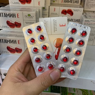 Vitamin E dạng vỉ 24 viên