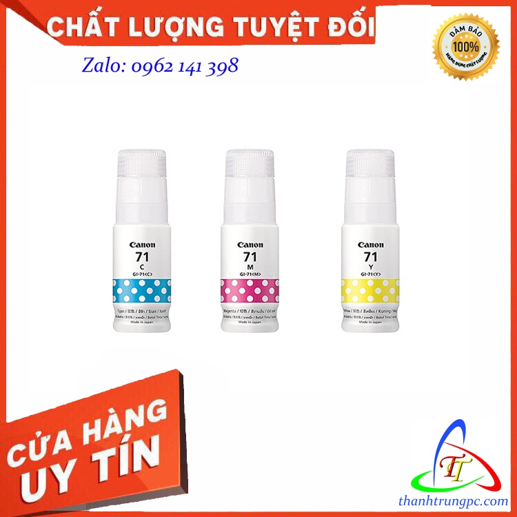 Bộ mực in Canon GI-71 cho máy Canon-Pixma G1020/ G2020/ G3020