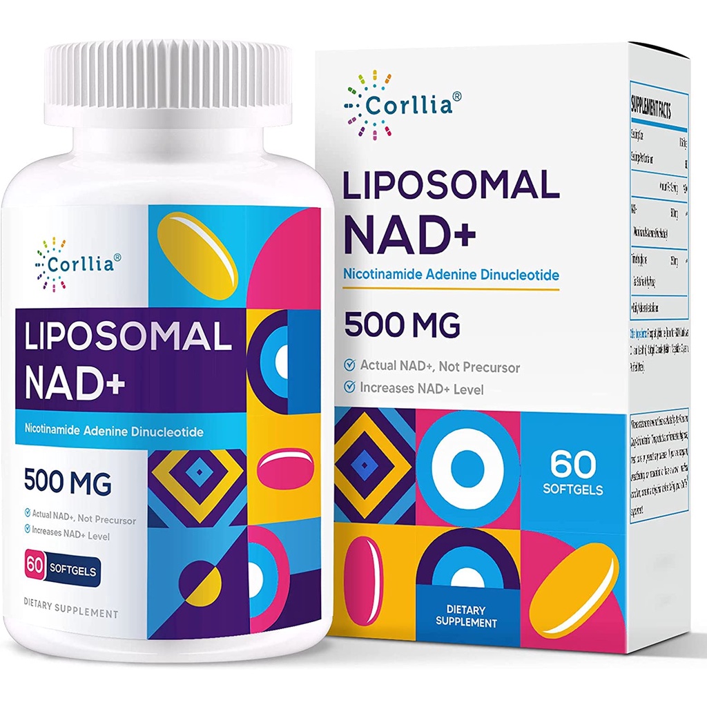 Corllia Viên uống NMN Liposomal NAD+ 500mg Chống Lão Hóa, Sửa Chữa Tế Bào Dạng Active Nicotinamide Mononucleotide