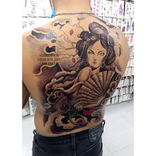 Hình Xăm Dán Kín Lưng EL43