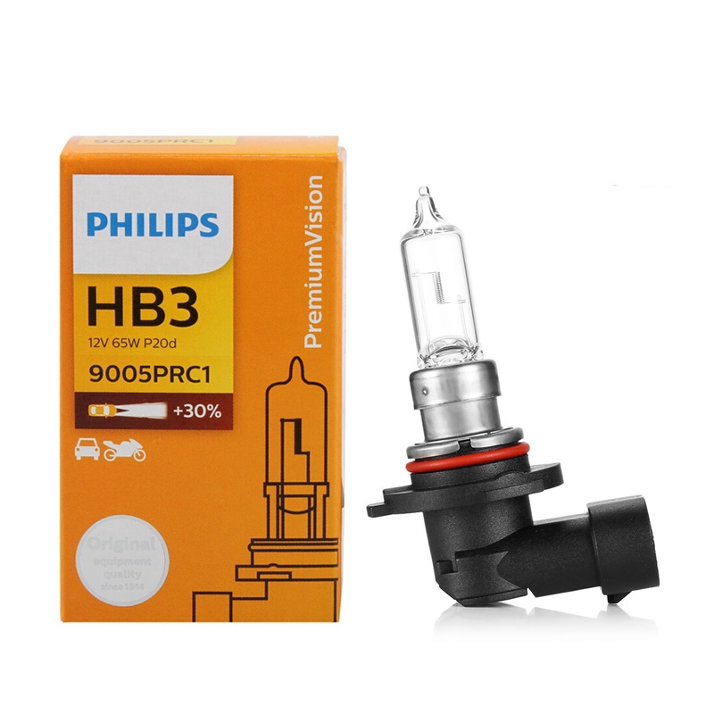 Philips Original Standard Bulb HB3 HB4 9005 9006 HIR2 HS1 Đèn Pha Xe Chất Lượng Gốc Bóng đèn Halogen(1 bóng đèn)