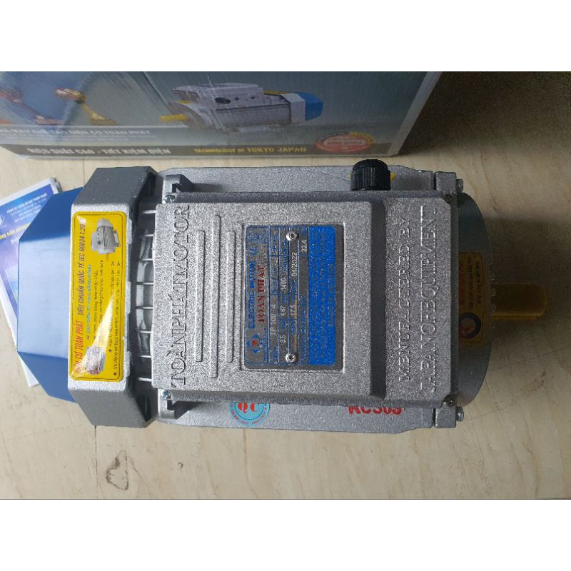 Động Cơ Điện Motor Toàn Phát 4.7HP - 3.5kw -1500v