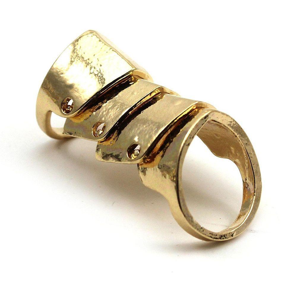 Nhẫn Đeo Khớp Ngón Tay 4 Bước Phong Cách Punk Cổ Điển