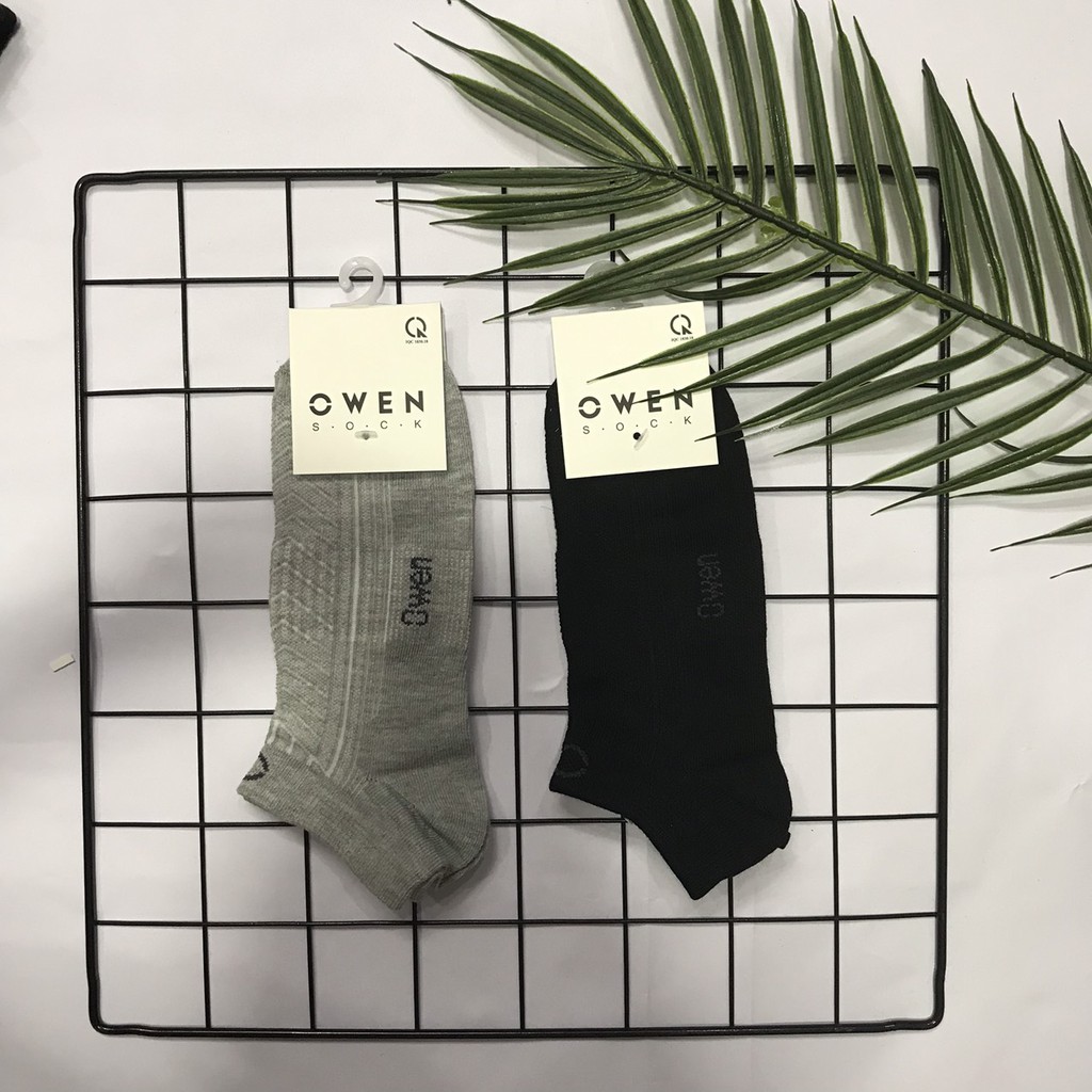 Tất vớ nam cổ trung - tất hài OWEN cotton thoáng khí chống hôi chân