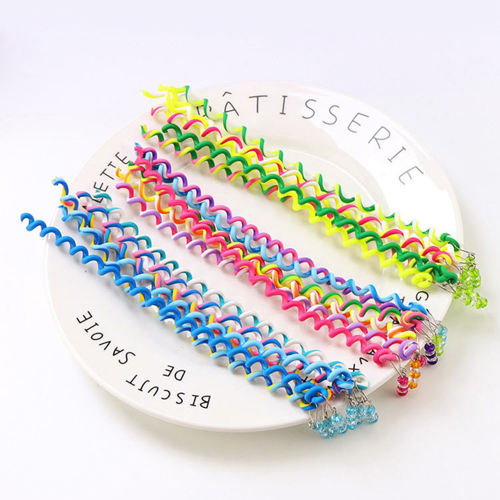 Set 6 Dụng Cụ Tết Tóc Dạng Xoắn Ốc Dành Cho Bé Gái