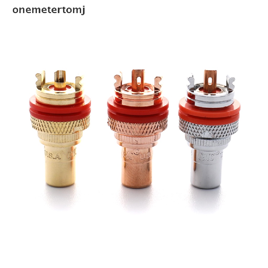 Cặp giắc nối cổng cắm CMC RCA bằng đồng