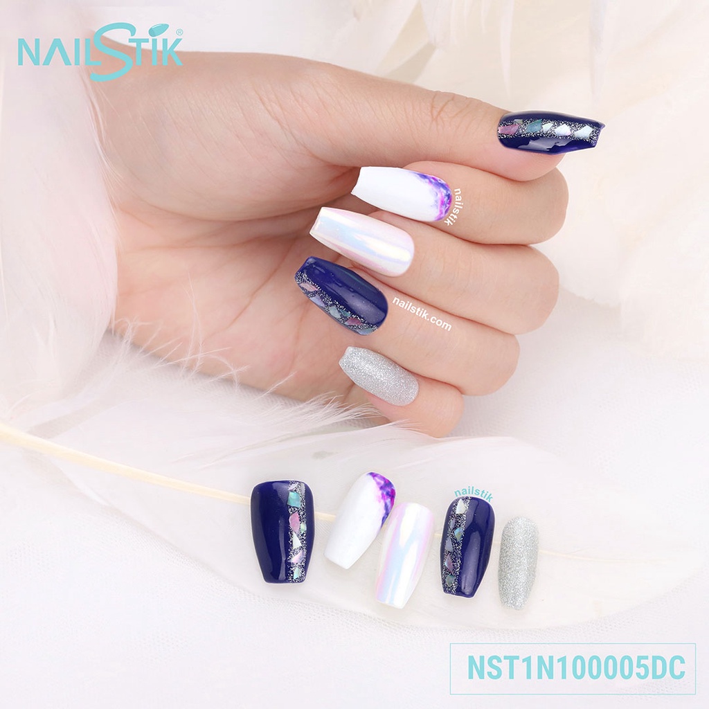 Móng úp thiết kế by NAILSTIK, form móng coffin , 005