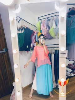 Quần Múa voan Lụa pha màu 2906