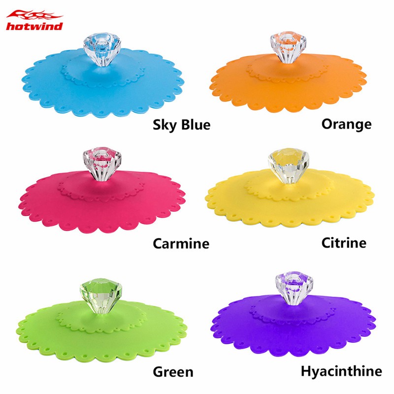 Nắp Đậy Cốc Nước Bằng Silicone Chống Bụi 0.5cm