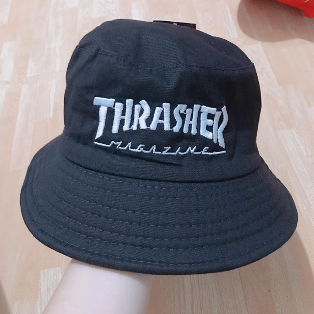 Nón Bucket 1 Mặt Thêu Chữ Thrash