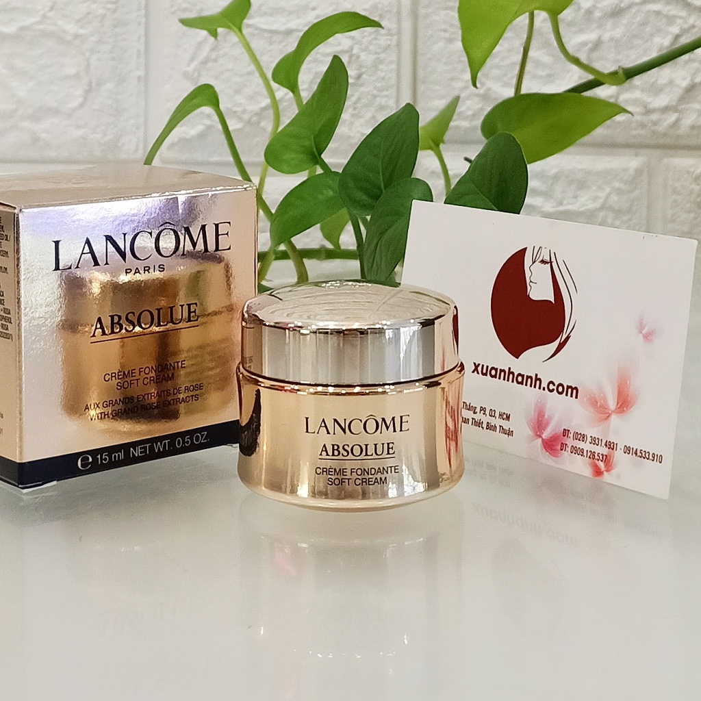 Kem dưỡng Lan_come Absolue SOFT Cream cao cấp chống lão hoá, tái tạo da,15ml