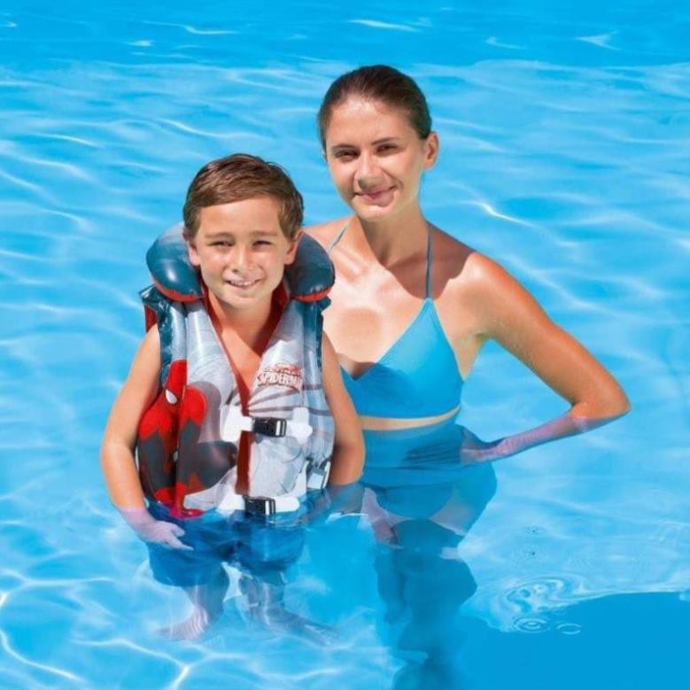 ÁO PHAO TẬP BƠI TRẺ EM HỌA TIẾT HOẠT HÌNH 15 - 28 KG SWIMMING VEST  ྇  ཾ