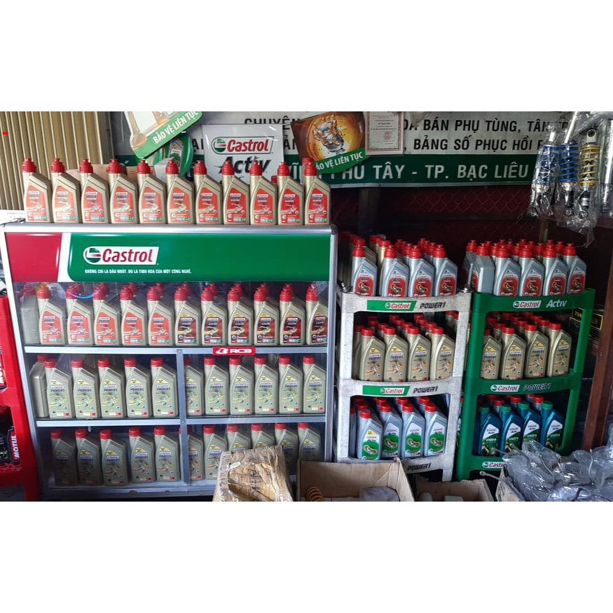 Nhớt Tổng Hợp Cao Cấp Castrol Power 1 Scooter 5W40 (0.8L) cho xe tay ga