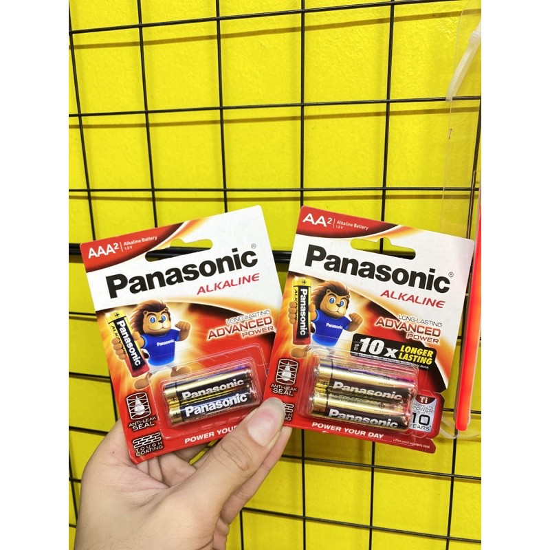 Vỉ 2 viên Pin tiểu Panasonic Alkaline