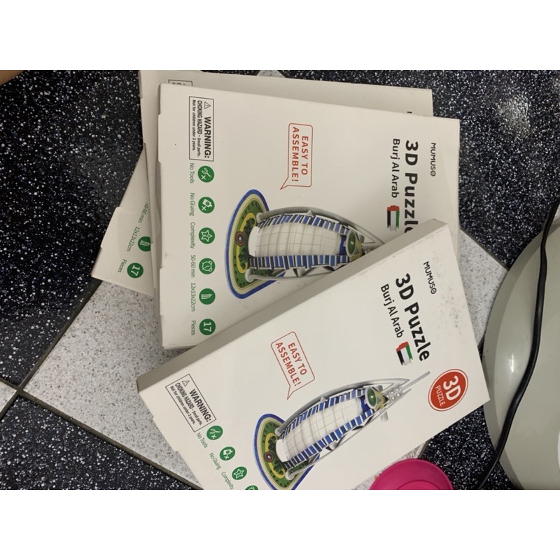 bộ đồ chơi 3d 17 mảnh xếp hình giấy