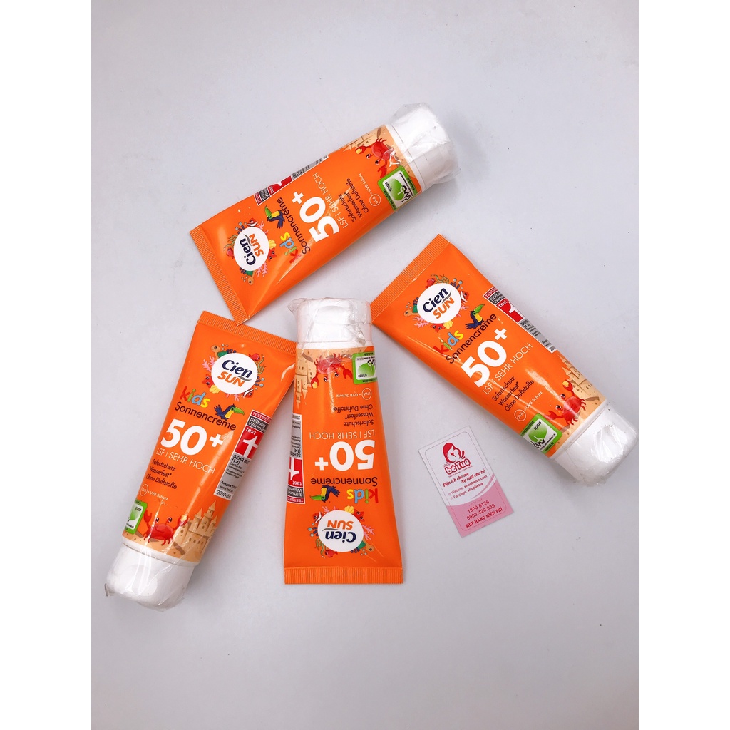 KEM CHỐNG NẮNG CIEN SUN FOR KIDS SPF 50+ - Dành Cho Trẻ Em