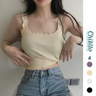 CHIKITO | Áo Thun 2 Dây - Áo Kiểu Croptop Quảng Nhiều Màu Kiểu Dáng Ulzzang