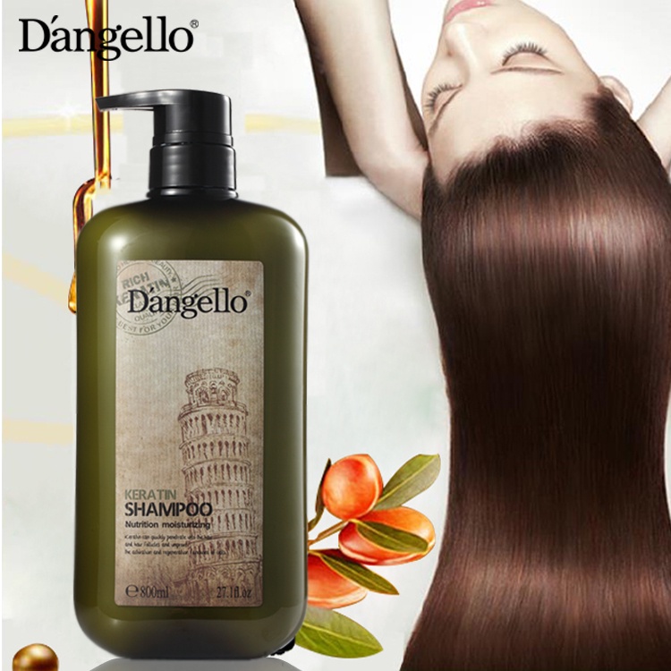 Dầu xả siêu mượt cho tóc khô hư tổn D'angello Keratin conditioner 800ml