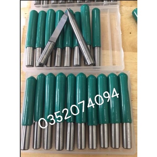 Dao đục tinh 1 me cnc phi 6 - v6*50 hàng chính hãng