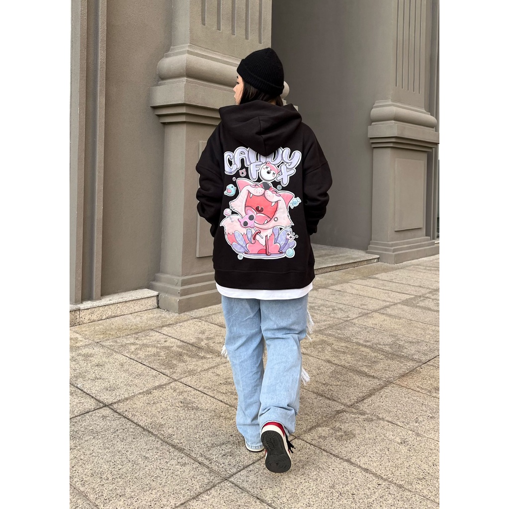 Áo Hoodie Nữ Nam Local Brand Street Fox HD Candy