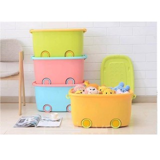Thùng đựng đồ chơi kèm bánh xe
