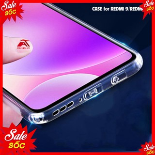 Ốp lưng Xiaomi Redmi 9/Redmi 9A -Dẻo trong suốt loại dày 1.5mm tốt- Lâu ố vàng