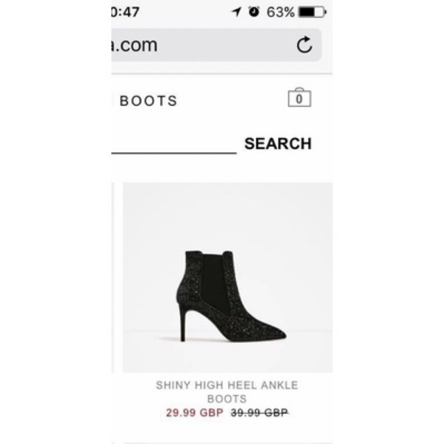 Giày Zara aut sz 35 mới