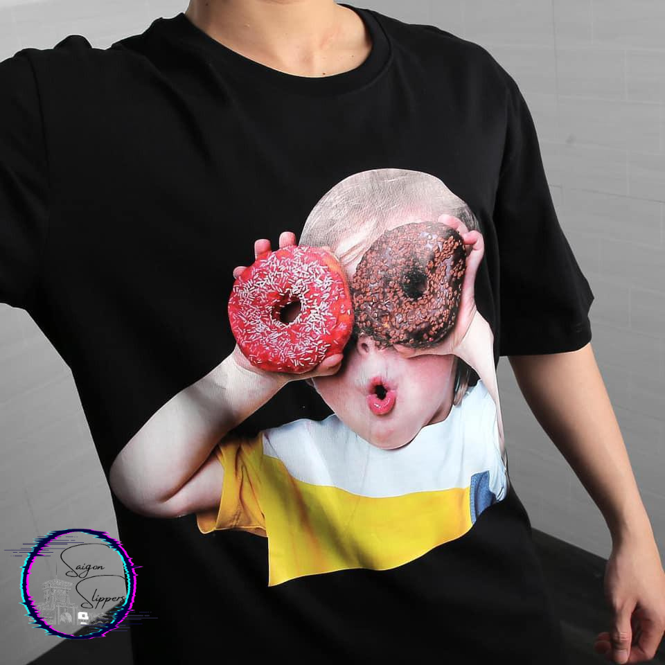 [Hot 2021] Áo Thun Unisex ADLV, Áo thun ADLV Donut BIG SIZE