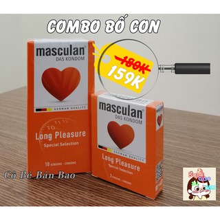 Combo 01 hộp masculan to và 01 hộp masculan nhỏ