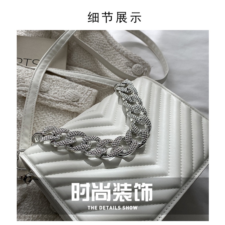 Túi Đeo JASMIN NOIR Chéo Họa Tiết Sọc Thời Trang Cho Nữ