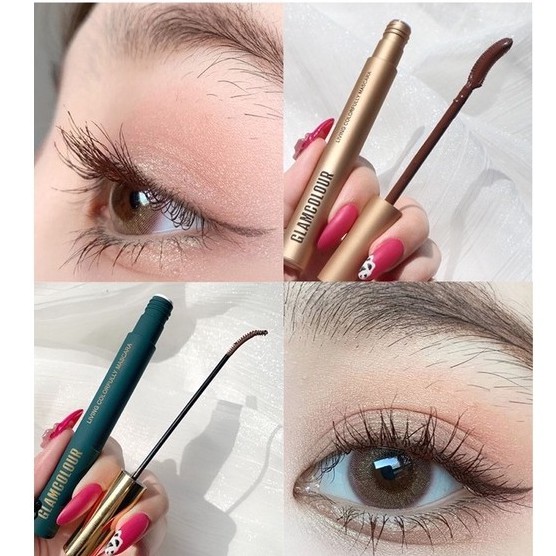 Mascara đầu mảnh chải mi trên và dưới cong dày tự nhiên GlamColour Onni Official | BigBuy360 - bigbuy360.vn