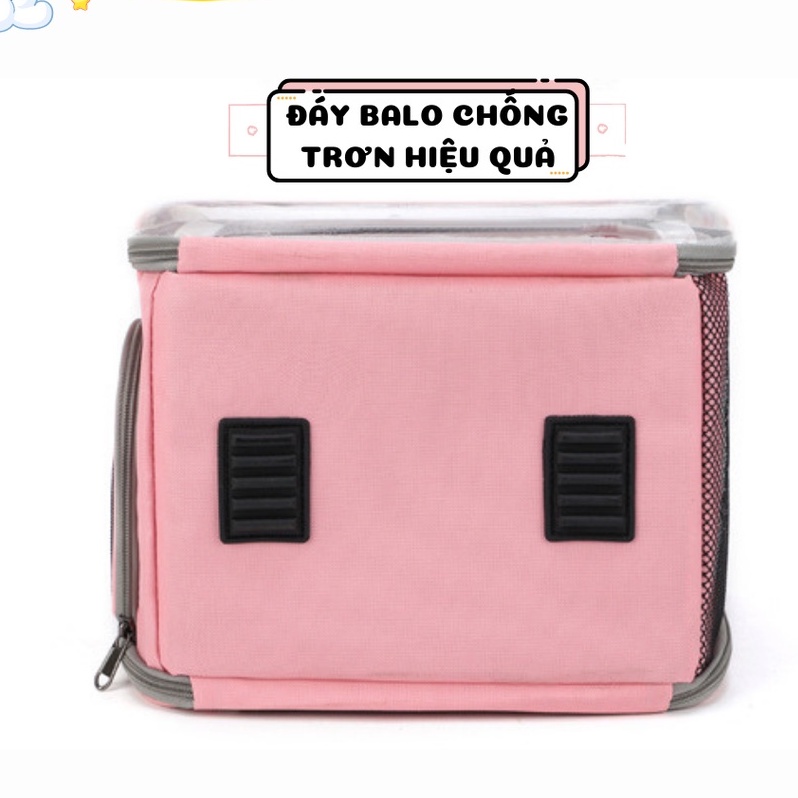 Balo vận chuyển chó mèo size lớn, balo thú cưng cho chó mèo 10kg