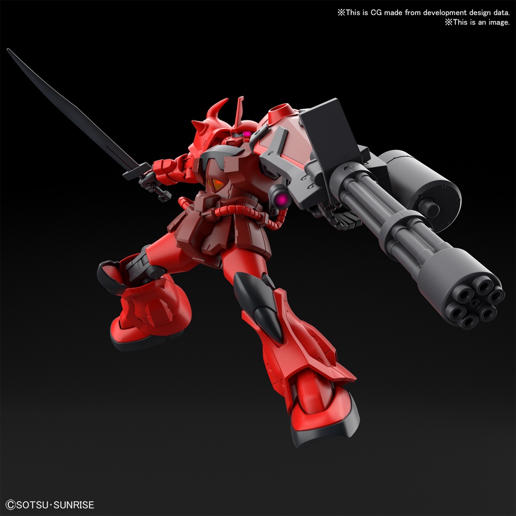 Mô Hình Lắp Ráp HG GB 1/144 Gouf Crimson Custom