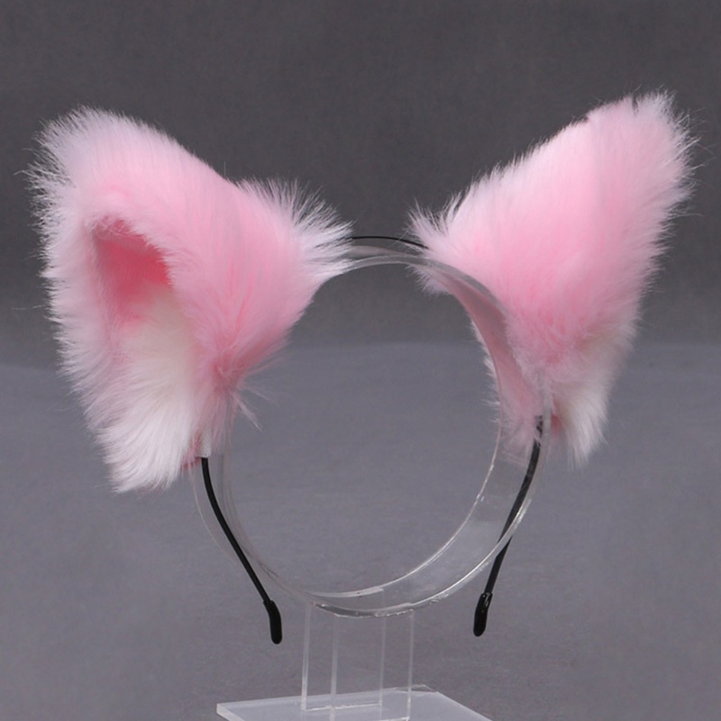 Băng Đô Tai Mèo Lông Xù Đáng Yêu Dành Cho Nữ