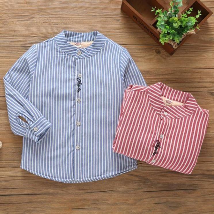 Áo sơ mi cực ấm, dài tay cho bé trai lớn 9 10  11 12 13 14 tuổi☑️ Thời trang size đại 40kg 35kg 30kg 25kg