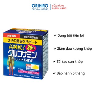 Bột bổ xương khớp bổ sung Glucosamine Orihiro 30 gói