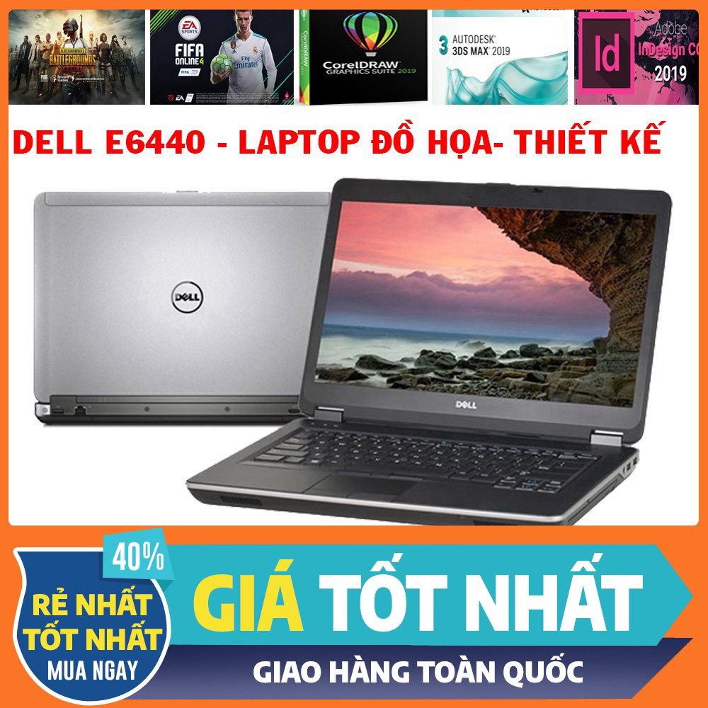 khủng đồ họa Dell Laditude E6440 Core i7 4600M VGA AMD 8690 2G,laptop cũ chơi game cơ bản